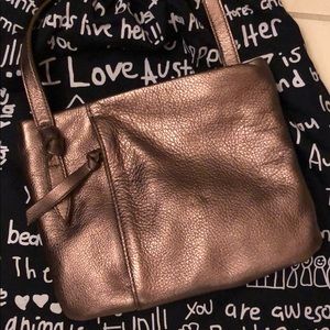 Kelley Wynne Eastside Satchel Bronze